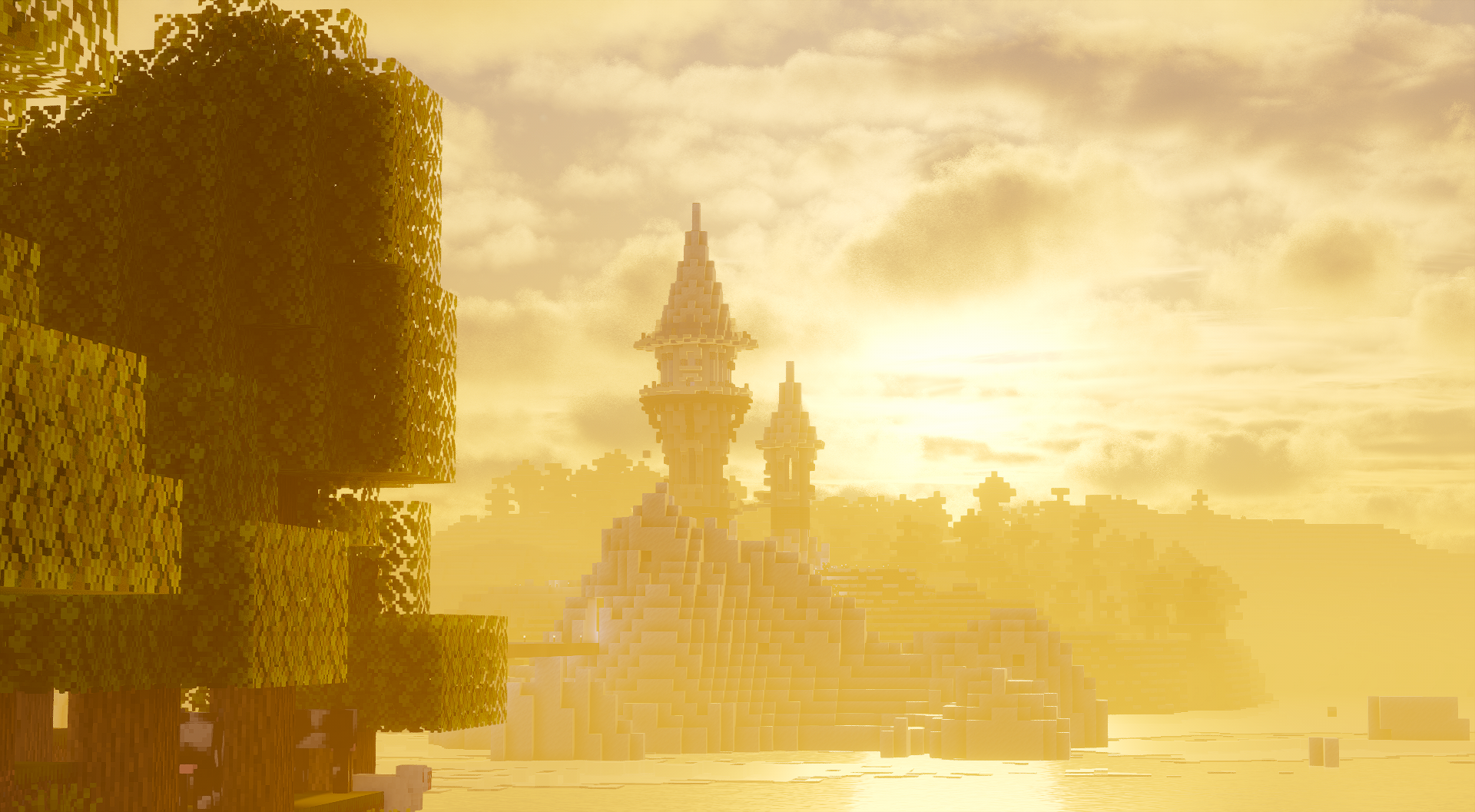 Minecraft landscape